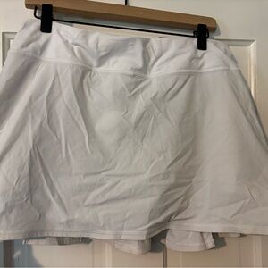 Lululemon Athletica White Skorts Lightweight Athletic Design